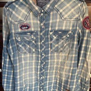 Affliction flannel shirt